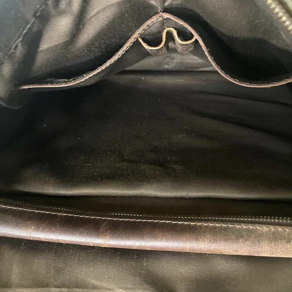 Moonster Buffalo‎ Leather Briefcase 16